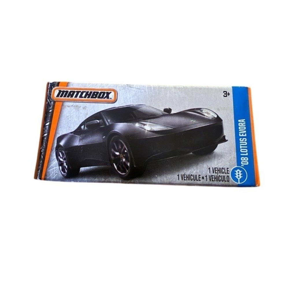Matchbox 2008 Lotus Evora Die-Cast Car Black 1:64 Factory Sealed Boxed